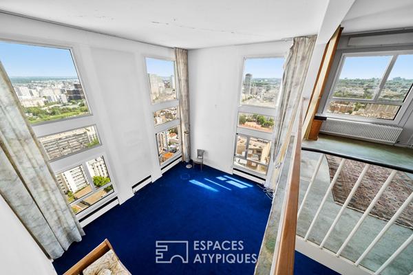 Duplex aux derniers étages – Place d’Italie / Butte-aux-Cailles