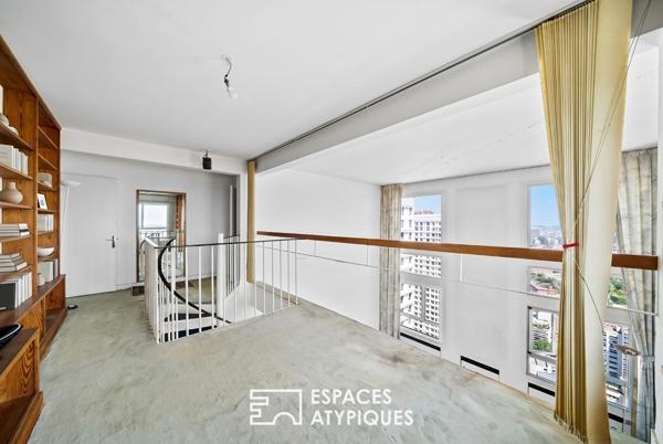 Duplex aux derniers étages – Place d’Italie / Butte-aux-Cailles