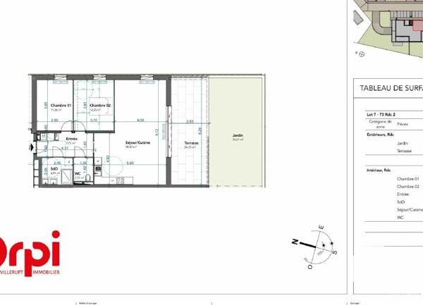 Appartement à vendre    3 pièces • 77,62 m2 Haucourt-Moulaine