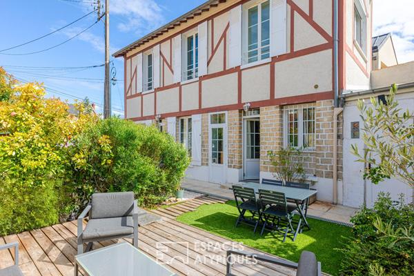 Maison de charme à L’ISLE-ADAM : Douceur de vivre entre l’Oise et le centre-ville.