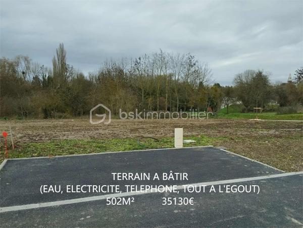 Terrain de 502 m²