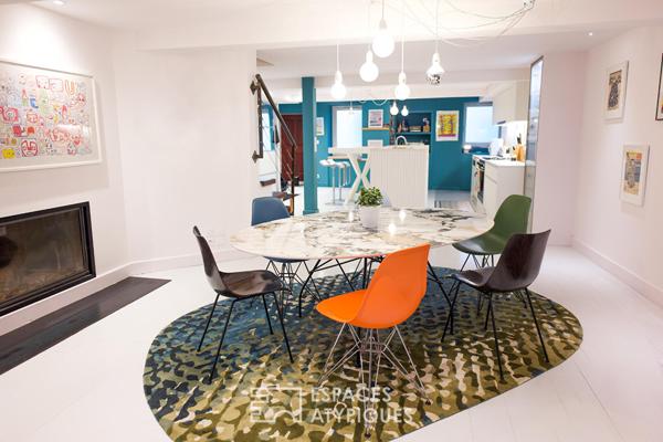 Maison entièrement rénovée avec patio et double garage en hypercentre
