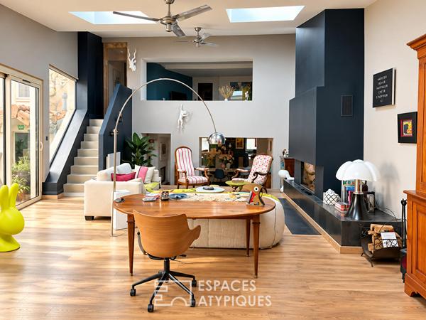 Maison entièrement rénovée avec patio et double garage en hypercentre