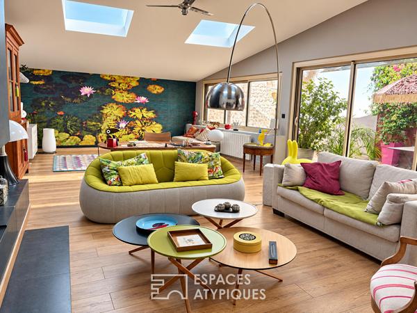 Maison entièrement rénovée avec patio et double garage en hypercentre