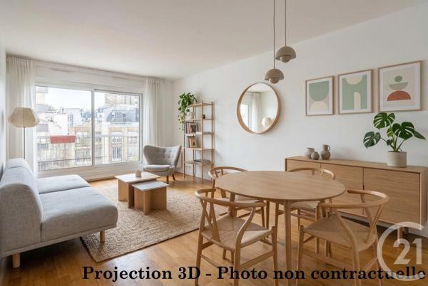 Appartement F2 à vendre  2 pièces - 46,80 m 2   LEVALLOIS PERRET  - 92