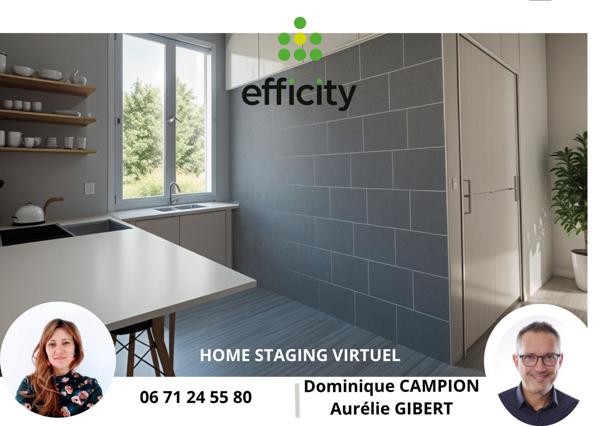 Appartement 2 pièces - 36 m² Exclusivité efficity