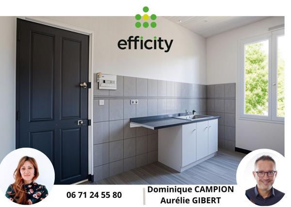 Appartement 2 pièces - 36 m² Exclusivité efficity