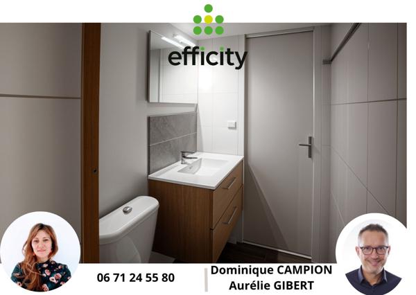 Appartement 2 pièces - 36 m² Exclusivité efficity