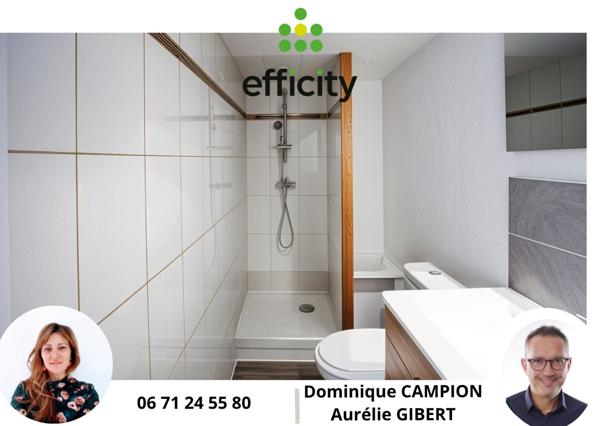 Appartement 2 pièces - 36 m² Exclusivité efficity