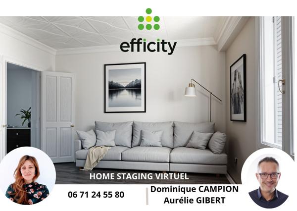 Appartement 2 pièces - 36 m² Exclusivité efficity