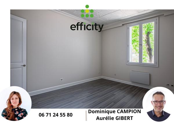 Appartement 2 pièces - 36 m² Exclusivité efficity