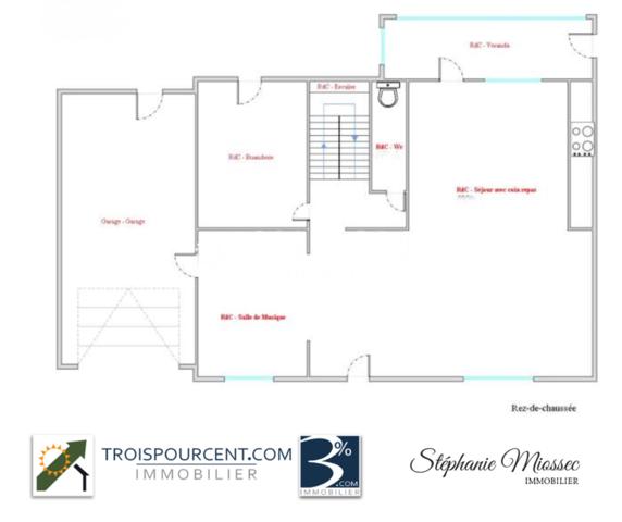 Maison 5 pièce(s) 4 chambre(s) 95 m²