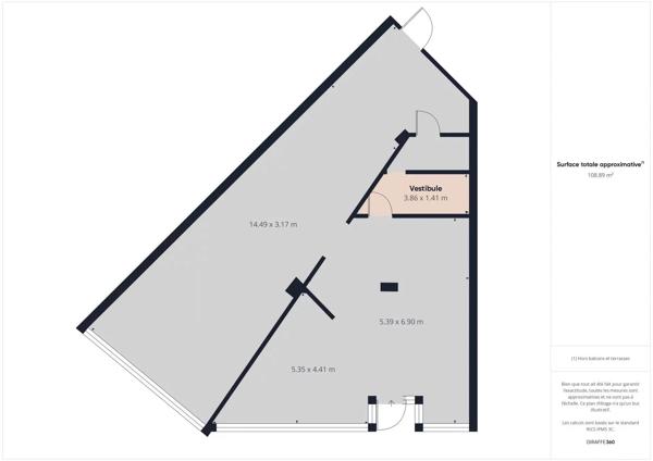 Fonds de commerce de 109 m² en vente à proximité Chartres (28300)