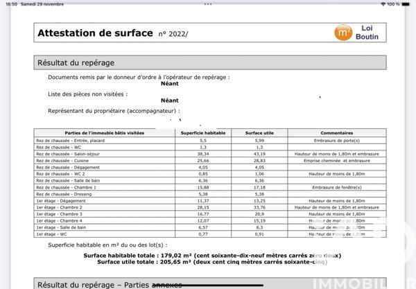 Maison à vendre 8 pièces 206 m² Betton