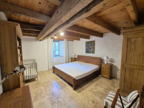 Deux maisons en pierre de caractère avec piscine, dépendances et 1,2 hectare de terrain près de Montaigu-de-Quercy