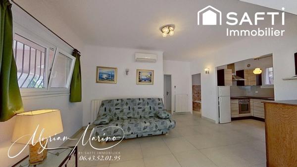 SAINT AYGULF - À VENDRE VILLA 4 PIÈCES VUE MER , STUDIO  - TERRASSE
