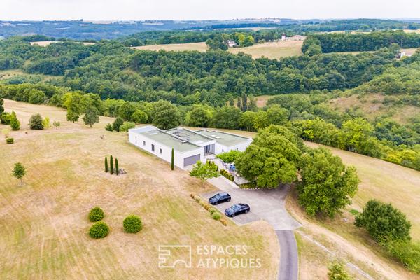 Maison d’architecte avec vue panoramique et prestations haut de gamme