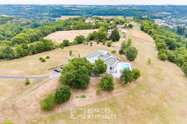 Maison d’architecte avec vue panoramique et prestations haut de gamme