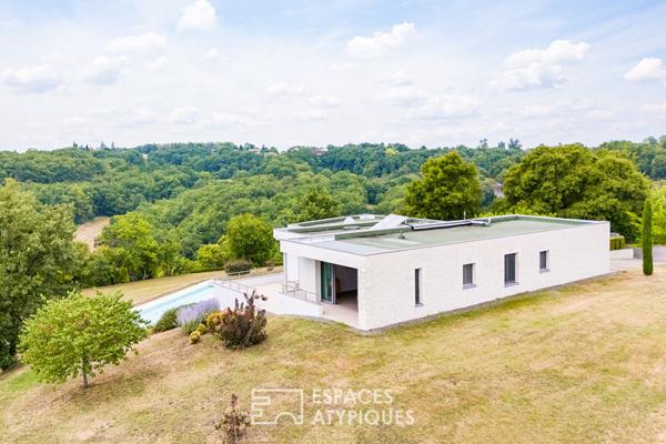 Maison d’architecte avec vue panoramique et prestations haut de gamme