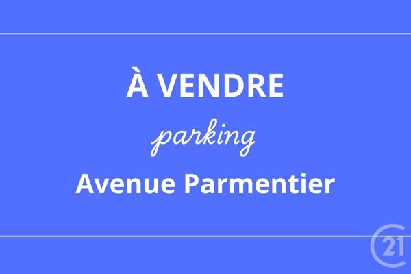 Parking à vendre  14,35 m 2   PARIS  - 75011