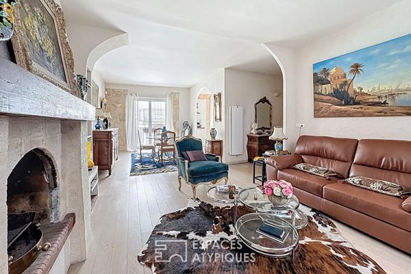 Maison de ville avec grand garage