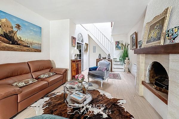 Maison de ville avec grand garage