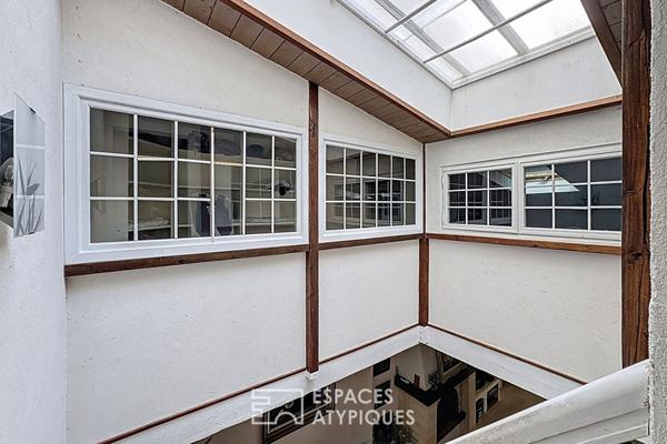 Maison de ville avec grand garage