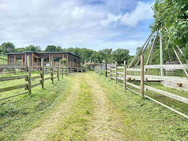 Magnifique Propriété de 2021 en bois finlandais de 135 m² + Studio indépendant de30m2 à La Haye-d'Ectot - 7550m2 terrain -