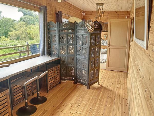 Magnifique Propriété de 2021 en bois finlandais de 135 m² + Studio indépendant de30m2 à La Haye-d'Ectot - 7550m2 terrain -