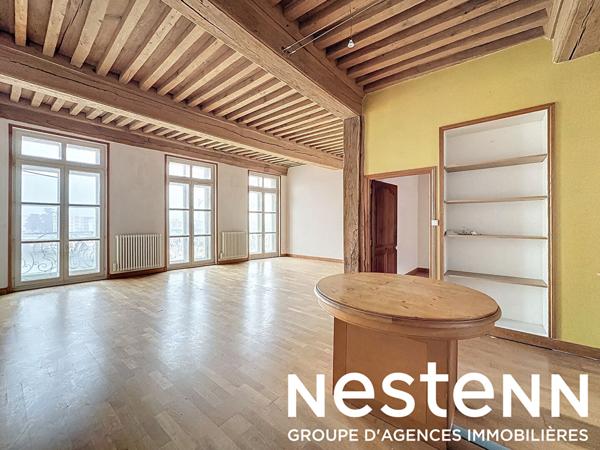 A vendre : Bel appartement T2 avec cachet - vue Saône - hyper centre MACON 71000