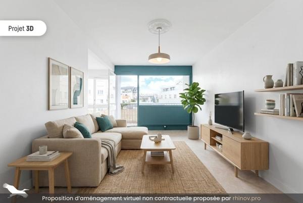 Appartement à vendre |                                       Rezé |                                        5 pièces  |  81,4 m²