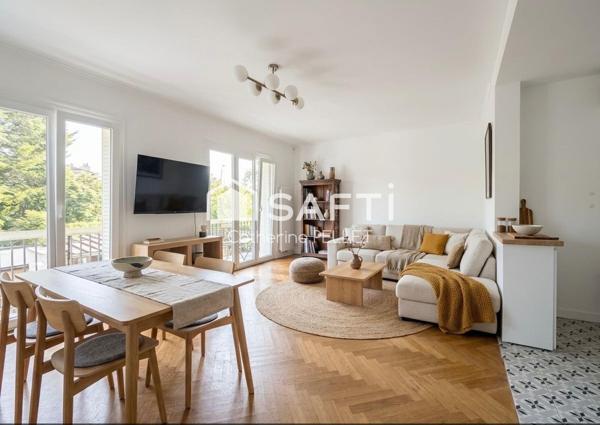 4 pièces familial avec terrasse plein sud et parking privatif