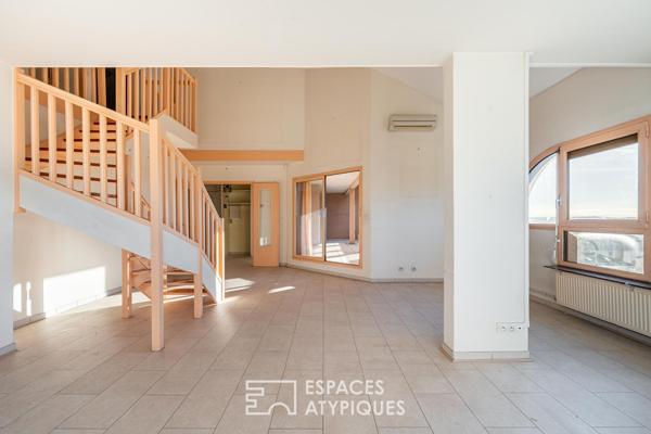 Appartement en dernier étage à moderniser