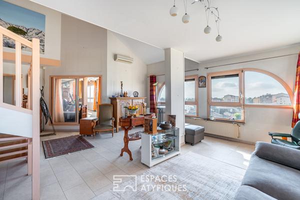 Appartement en dernier étage à moderniser