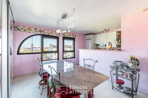 Appartement en dernier étage à moderniser