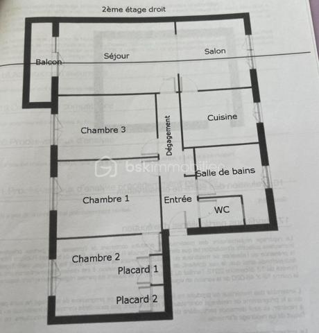 Appartement de 86 m²