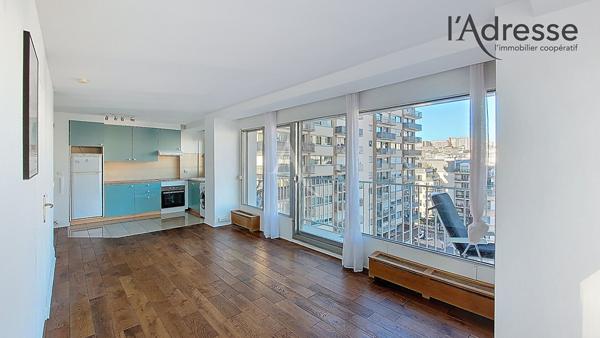 PUTEAUX/CENTRE 2 pièces de 47 m² avec balcon 13m², parking et cave