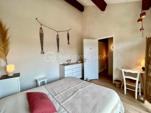 Magnifique Duplex de type maisonnette avec étage et jardin, entièrement rénové.

Il se compose au rez-de-chaussée d'une belle pièce de vie rénovée avec goût, avec cuisine ouverte.
Vous trouverez deux terrasses, donnant des deux côtés du séjour, dont une ouvrant sur un petit jardinet intimiste avec cabanon de jardin, pour se détendre en toute intimité. Puis à l'étage vous trouverez deux chambres spacieuses (dont une avec balcon vue mer), une salle d'eau ainsi qu'un WC séparé.
Avec une place de parking.
Petite copropriété de seulement 5 lots avec de faibles charges. Idéal pieds à terre ou investissement locatif.

Emplacement idéal ! Seulement 200m de la plage, 500m de la rue piétonne. Un véritable cocon pour profiter de Soulac à pieds !

Un bien exceptionnel et très rare sur le marché, ne passez pas à côté ! Contactez-moi pour visiter rapidement