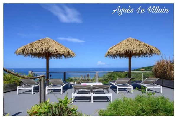 Villa de Prestige avec Vue Panoramique sur la Mer des Caraïbes