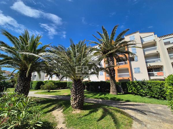 Studio cabine à vendre à Saint-Cyprien vue Canigou, piscine et accès plage