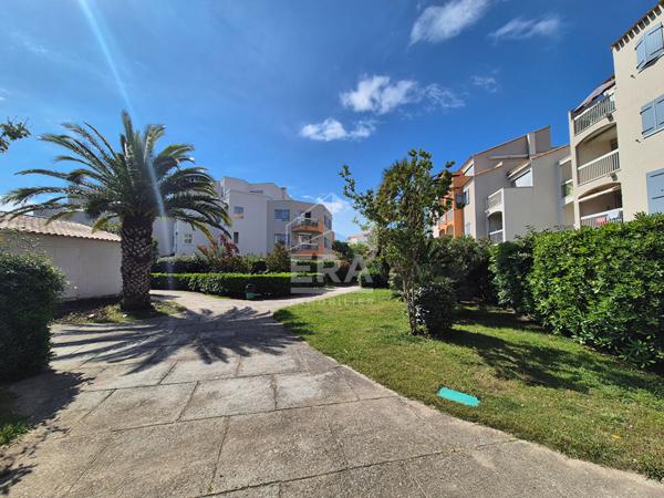 Studio cabine à vendre à Saint-Cyprien vue Canigou, piscine et accès plage