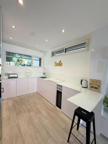 Maison contemporaine d'exception, emplacement premium, vendue meublée, à pied de la Place du marché et des commerces, 5 chambres LA BAULE