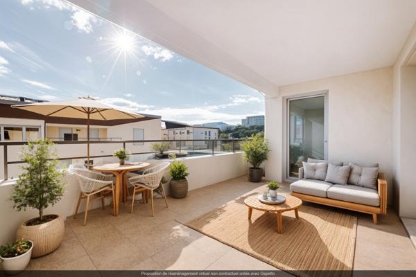 Appartement T4 lumineux de 90m² - Dernier étage avec 2 terrasses -  Coeur quartier Vaise