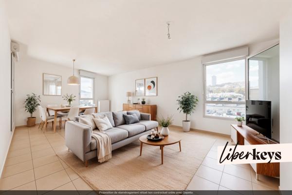 Appartement T4 lumineux de 90m² - Dernier étage avec 2 terrasses -  Coeur quartier Vaise