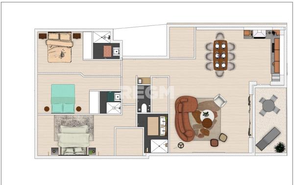 Pau (64000) PAU - APPARTEMENT T4