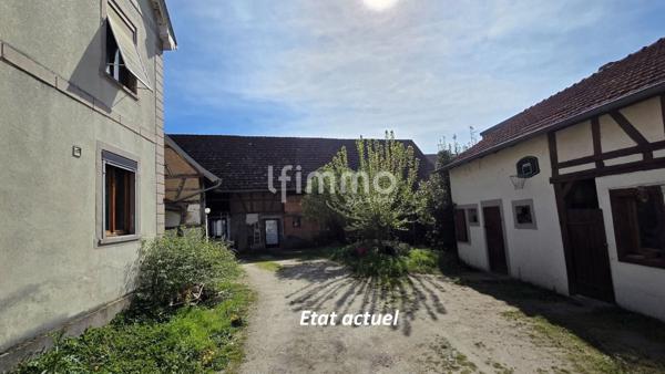 Ensemble immobilier, maison grange et dépendance