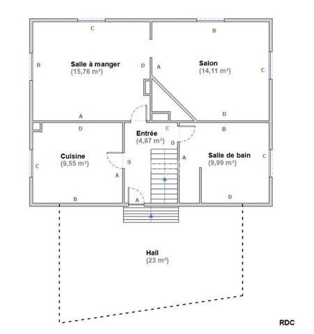 Ensemble immobilier, maison grange et dépendance