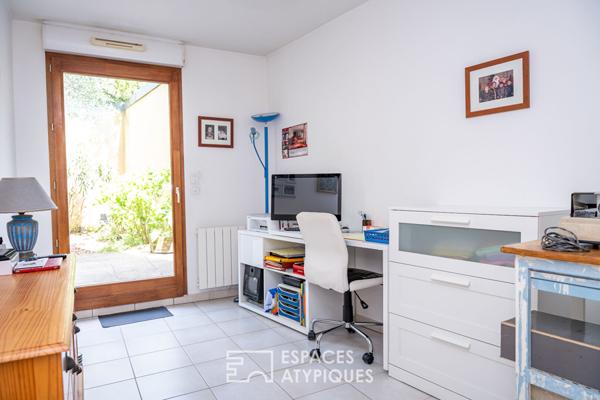 Duplex avec terrasses et garage en centre ville