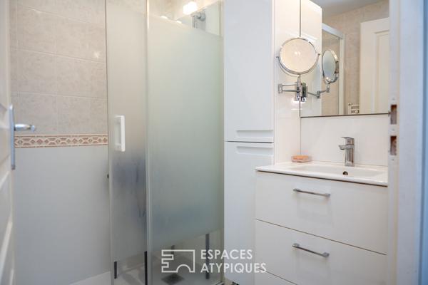 Duplex avec terrasses et garage en centre ville