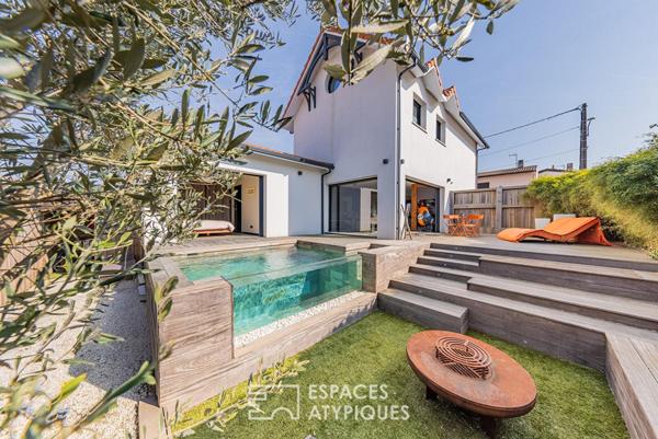 Maison familiale contemporaine avec piscine à l’Aiguillon